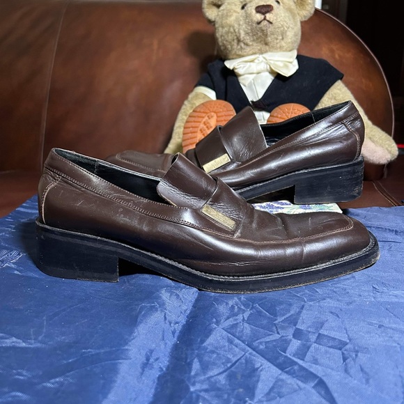 Gucci Other - Gucci Brown Leather Dress Shoes Sz 8.5 E